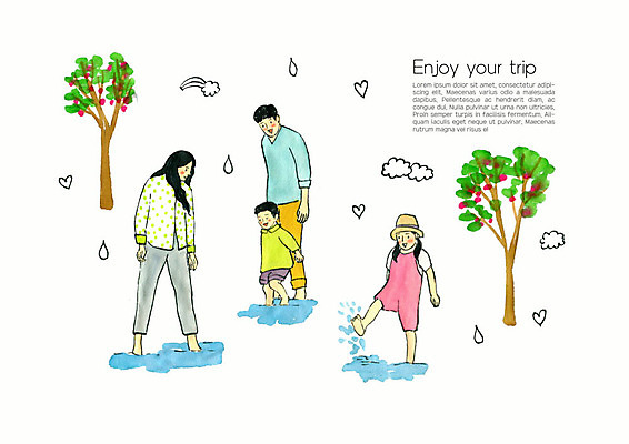 전신 PSD 나무 여자 남자 딸 아들 어린이 여행 일러스트 가족 물놀이 물장구 엄마 수채화 가족여행 사람 여러명 성인 물 소풍 화목 아빠 놀이터 즐거움 발담그기 봄소풍 국내일러스트 자연요소 식물 감정 다수 컨셉 관계 놀이 야외활동 봄 파일형식