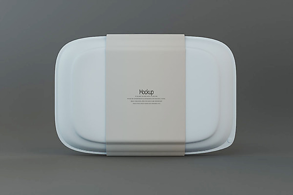 PSD 편집이미지 회색배경 사람없음 한개 3D소스 3D 용기 플라스틱 디지털합성 패키지 도시락통 목업 편집3D 1 그릇 백그라운드 재질 회색 용기_그릇 파일형식