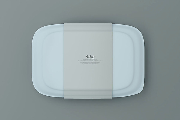 PSD 편집이미지 회색배경 사람없음 한개 3D소스 3D 용기 플라스틱 디지털합성 패키지 도시락통 목업 편집3D 1 그릇 백그라운드 재질 회색 용기_그릇 파일형식