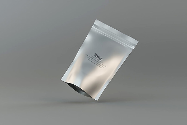 PSD 편집이미지 회색배경 사람없음 한개 3D소스 3D 디지털합성 패키지 알루미늄 목업 지퍼백 커피백 편집3D 1 백그라운드 회색 커피용품 파일형식