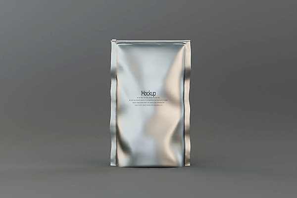 PSD 편집이미지 회색배경 사람없음 한개 3D소스 3D 디지털합성 패키지 알루미늄 목업 지퍼백 커피백 편집3D 1 백그라운드 회색 커피용품 파일형식