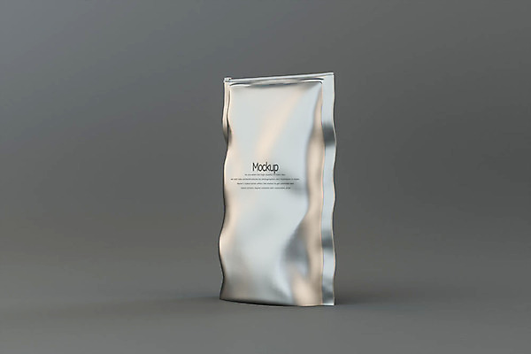 PSD 편집이미지 회색배경 사람없음 한개 3D소스 3D 디지털합성 패키지 알루미늄 목업 지퍼백 커피백 편집3D 1 백그라운드 회색 커피용품 파일형식