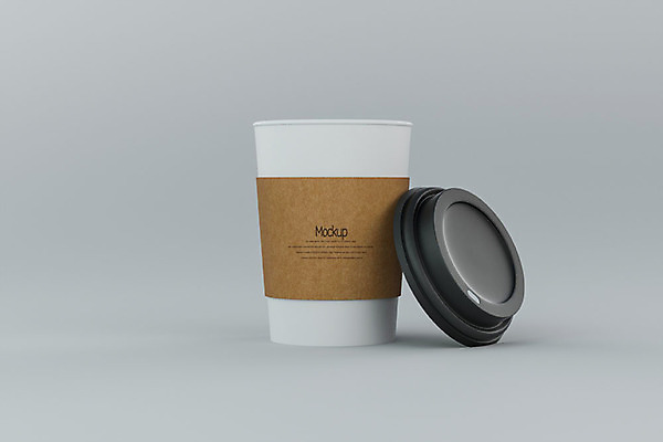 PSD 편집이미지 커피 회색배경 사람없음 한개 3D소스 3D 디지털합성 테이크아웃 컵뚜껑 컵홀더 테이크아웃컵 목업 편집3D 1 음료 백그라운드 컵 회색 뚜껑 홀더 파일형식