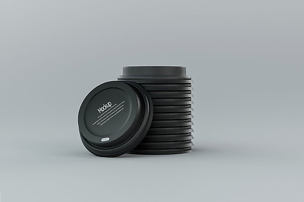 PSD 편집이미지 커피 회색배경 사람없음 3D소스 3D 쌓기 여러개 뚜껑 디지털합성 테이크아웃 컵뚜껑 테이크아웃컵 목업 편집3D 음료 다수 백그라운드 모션 컵 회색 파일형식