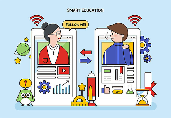 학생 여자 교육 남자 일러스트 청소년 모바일 자 사람 성인 두명 스마트폰 마주보기 교사 행성 샤프 스마트 모래시계 와이파이 부엉이 온라인강의 화상통화 사회적거리두기 온택트 국내일러스트 AI파일 직업 모래 캠페인 시계 컨셉 모션 조류 문구용품 핸드폰 스마트기기 펜 우주 강의 무선인터넷 통화 파일형식 벡터 언택트