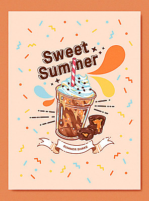 영어 커피 음료 일러스트 빨대 타이포그라피 사람없음 여름 라벨 초콜릿 주황색 카페 시원함 쉐이크 스무디 휘핑크림 캐러멜 국내일러스트 AI파일 문자 계절 컬러 디저트 프레임 상점 크림 휘핑 파일형식 벡터