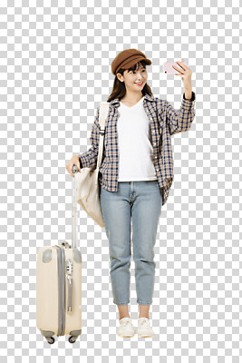 전신 편집이미지 학생 응시 여자 교육 대학생 여행 한명 미소 사람 20대 청년 앞모습 스마트폰 청춘 캐리어 한국인 셀프카메라 배낭여행 MT 신입생 PNG 청년여자한명만 성인여자한명만 편집소스 1 시선 뷰포인트 컨셉 표정 동양인 성인 핸드폰 스마트기기 여행가방 사진촬영 여자한명만 성인여자만 청년여자만 파일형식