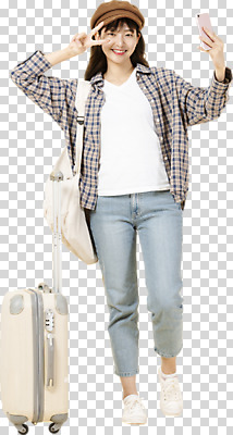 전신 편집이미지 학생 응시 여자 교육 대학생 여행 포즈 한명 미소 사람 20대 청년 앞모습 스마트폰 청춘 캐리어 한국인 셀프카메라 즐거움 배낭여행 MT 신입생 브이 PNG 청년여자한명만 성인여자한명만 편집소스 1 시선 감정 뷰포인트 컨셉 표정 동양인 손짓 성인 핸드폰 스마트기기 여행가방 사진촬영 여자한명만 성인여자만 청년여자만 파일형식