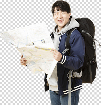 편집이미지 응시 남자 대학생 여행 지도 배낭 모션 한명 미소 사람 상반신 20대 청년 옆모습 한국인 PNG 청년남자한명만 편집소스 1 학생 시선 뷰포인트 가방 표정 동양인 성인 남자한명만 청년남자만 파일형식
