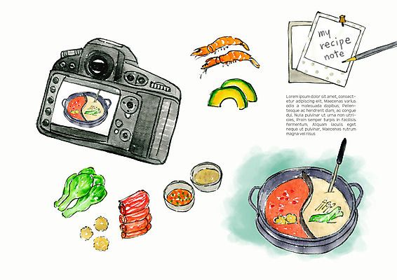 PSD 음식 일러스트 식재료 수채화 새우 사람없음 카메라 사진촬영 양념 청경채 레시피 단호박 훠궈 국내일러스트 채소 호박 갑각류 전자제품 중식 촬영 파일형식