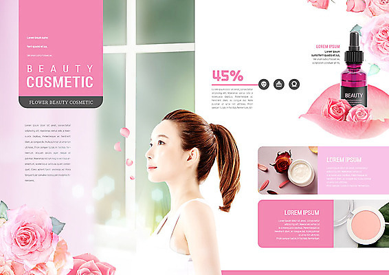 PSD 템플릿 표지디자인 북디자인 출판디자인 여자 꽃잎 꽃 내지 리플렛 분홍색 북커버 한명 팜플렛 20대 성인 뷰티 장미 세일 화장품 한국인 크림 화사함 아이섀도 앰플 성인여자한명만 이미지템플릿 식물 1 컬러 컨셉 사람 동양인 청년 여자한명만 성인여자만 파일형식