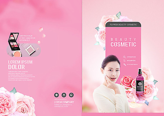 PSD 템플릿 표지디자인 북디자인 출판디자인 여자 표지 리플렛 분홍색 북커버 한명 팜플렛 성인 30대 뷰티 장미 세일 화장품 한국인 화사함 아이섀도 앰플 성인여자한명만 이미지템플릿 1 꽃 컬러 컨셉 사람 동양인 장년 여자한명만 성인여자만 파일형식