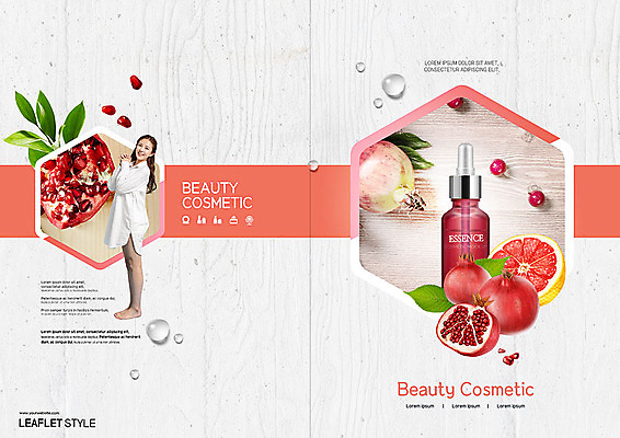 PSD 템플릿 표지디자인 북디자인 출판디자인 여자 표지 리플렛 잎 북커버 한명 팜플렛 20대 성인 뷰티 세일 화장품 한국인 자몽 화사함 석류 다홍색 앰플 성인여자한명만 이미지템플릿 식물 1 컬러 컨셉 과일 사람 동양인 청년 여자한명만 성인여자만 파일형식