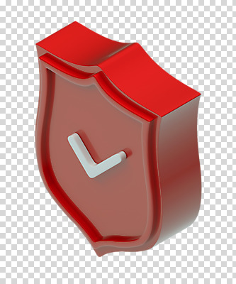 편집 편집이미지 누끼 사람없음 빨간색 한개 3D소스 3D 보호 디지털합성 오브젝트 체크표시 보안 방패 PNG 아이소메트릭 방화벽 목업 편집소스 1 컬러 컨셉 안전 확인 파일형식