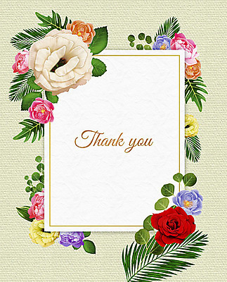 PSD 꽃 여러송이 잎 꽃백그라운드 일러스트 프레임 사람없음 컬러풀 장미 감사카드 감사 꽃프레임 프레임일러스트 국내일러스트 카드프레임 식물 감정 컬러 다수 백그라운드 카드_감사 파일형식