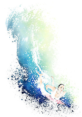 PSD 여자 파도 바다 일러스트 캘리그라피 레저 붓터치 한명 성인 여름 파란색 여름휴가 바캉스 비키니 서핑보드 서핑 시원함 번짐 성인여자한명만 국내일러스트 1 계절 수영복 컬러 휴가 사람 수상스포츠 보드_스포츠 여자한명만 성인여자만 파일형식 효과 여름_계절