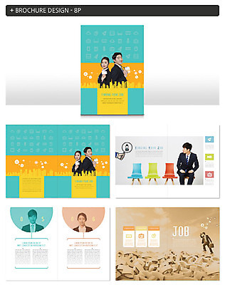 템플릿 여자 남자 ZIP 팜플렛 여러명 20대 성인 한국인 구직 비즈니스맨 비즈니스우먼 신입사원 면접 민트색 일자리박람회 채용박람회 성인만 인디자인 INDD 이미지템플릿 컬러 다수 컨셉 비즈니스 사람 동양인 청년 직장인 박람회 파일형식