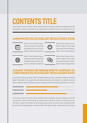 템플릿 내지 선 비즈니스 그래프 사람없음 사각형 주황색 프레젠테이션 문서템플릿 서식 레이아웃 문서 제안서 이미지템플릿 AI파일 도형 컬러 파일형식 벡터