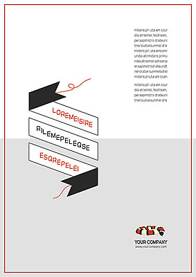템플릿 한마리 표지 리본 선 비즈니스 사람없음 빨간색 뱀 프레젠테이션 문서템플릿 서식 레이아웃 문서 제안서 이미지템플릿 AI파일 1 컬러 파충류 파일형식 벡터