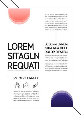 템플릿 내지 선 비즈니스 사람없음 보라색 원형 프레젠테이션 문서템플릿 서식 레이아웃 문서 제안서 겹침 리빙코랄 트렌드컬러 이미지템플릿 AI파일 도형 컬러 파일형식 벡터 트랜드컬러 코랄