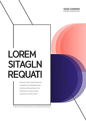 템플릿 표지 선 비즈니스 사람없음 보라색 원형 프레젠테이션 문서템플릿 서식 레이아웃 문서 제안서 겹침 리빙코랄 트렌드컬러 이미지템플릿 AI파일 도형 컬러 파일형식 벡터 트랜드컬러 코랄