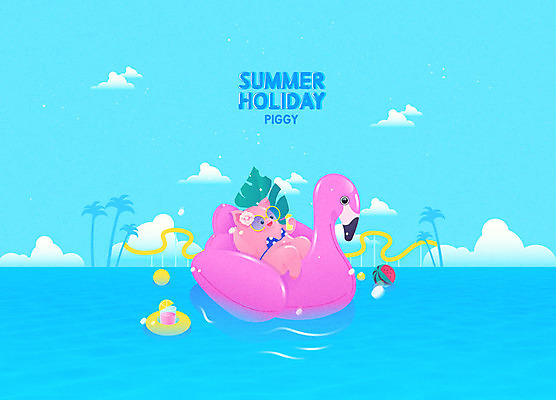 음료 일러스트 공 휴식 수영장 타이포그라피 사람없음 여름 파란색 여름휴가 바캉스 비키니 선글라스 야자수 돼지 플라밍고 즐거움 돼지캐릭터 튜브 워터파크 플라밍고튜브 국내일러스트 AI파일 나무 문자 계절 수영복 감정 안경 컬러 동물캐릭터 컨셉 포유류 조류 휴가 파일형식 벡터 여름_계절