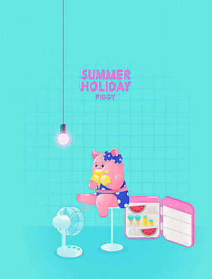 한마리 하늘색 의자 일러스트 전구 아이스크림 디저트 여름음식 수박 타이포그라피 사람없음 여름 돼지 선풍기 먹기 즐거움 냉장고 돼지캐릭터 맛있는 제철과일 국내일러스트 AI파일 문자 1 계절 감정 음식 동물캐릭터 가구 과일 포유류 모션 파란색 가전제품 제철 파일형식 벡터 여름_계절