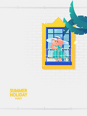 모자 한마리 응시 화분 벽 여행 일러스트 창문 풍경 타이포그라피 사람없음 여름 여름휴가 바캉스 야자수 여름풍경 돼지 즐거움 돼지캐릭터 국내일러스트 AI파일 나무 문자 1 시선 잡화 계절 감정 동물캐릭터 포유류 휴가 파일형식 벡터 여름_계절