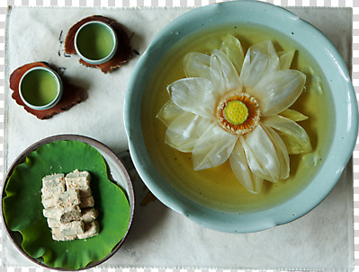 편집이미지 연꽃 사람없음 하이앵글 식탁보 PNG 꽃차 부여 연꽃차 인절미 편집소스 꽃 뷰포인트 떡 차_음료 충청남도 파일형식