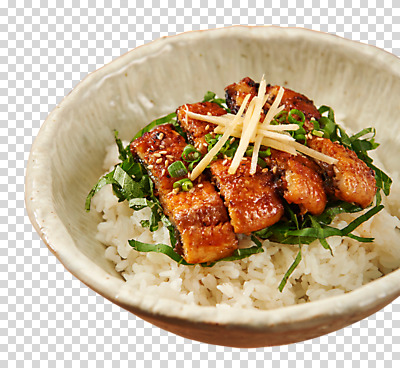 편집이미지 음식 사람없음 장어 덮밥 슬라이스 밥그릇 PNG 장어덮밥 편집소스 그릇 어류 파일형식