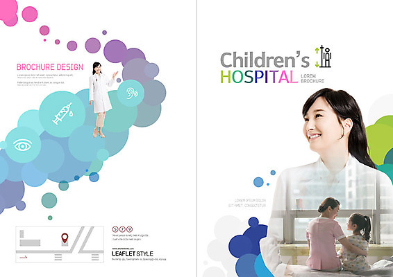 PSD 템플릿 표지디자인 북디자인 출판디자인 여자 표지 어린이 리플렛 북커버 의학 병원 팜플렛 여러명 성인 30대 진료 한국인 간호사 의사 흰색 원형 간호 소아과 병실 여자만 이미지템플릿 도형 컬러 다수 사람 동양인 장년 의료진 파일형식