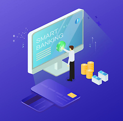 남자 일러스트 버튼 그래프 한명 사람 금융 파란색 달러 모니터 보라색 동전 터치 신용카드 누름 선택 플러스 입체 확인 모던 심플 전자 아이소메트릭 뱅킹 스마트뱅킹 국내일러스트 AI파일 1 기호 컬러 컨셉 돈 모션 경제 컴퓨터 파일형식 벡터