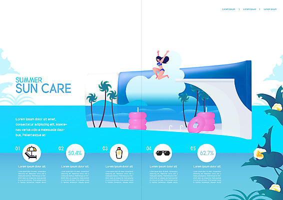 PSD 템플릿 표지디자인 북디자인 출판디자인 여자 내지 리플렛 파도 북커버 수영장 한명 팜플렛 여름 파란색 여름휴가 바캉스 뷰티 선크림 다이빙 튜브 이미지템플릿 1 계절 바다 컬러 휴가 사람 수영 화장품 수중스포츠 파일형식 여름_계절