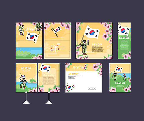 템플릿 배너 배너템플릿 이벤트 여러명 성인 세트 주황색 군인 현수막 태극기 엽서 무궁화 약도 현충일 애국심 소봉투 행사세트 행사템플릿 호국보훈의달 AI파일 직업 기념일 꽃 컬러 다수 지도 편지봉투 사람 국기 6월 편지 국군 파일형식 벡터