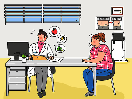 여자 몸매관리 다이어트 채소 일러스트 건강 병원 사람 앉기 성인 두명 여름 노란색 건강관리 계란 의사 비만 준비 상담 식단 조절 살빼기 식이조절 성인여자만 식단관리 국내일러스트 AI파일 계절 컬러 의학 모션 관리 알 의료진 몸매 여자만 성인만 파일형식 벡터