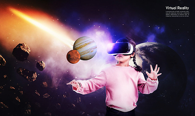 PSD 편집이미지 별 어린이 한명 소녀 컬러풀 우주 보라색 한국인 체험 가상현실 소녀한명만 카피스페이스 4차산업 VR기기 이미지편집 자연요소 1 여자 산업 컬러 컨셉 사람 동양인 기계 공백 여자한명만 소녀만 파일형식