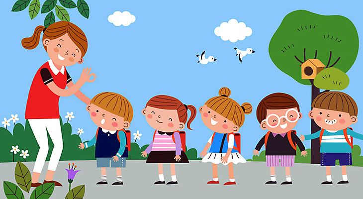 나무 구름 학생 여자 남자 어린이 일러스트 조류 사람 소녀 소년 여러명 성인 교사 기쁨 둥지 즐거움 질서 봄소풍 줄서기 칭찬 스쿨팩 국내일러스트 AI파일 자연요소 식물 동물 직업 감정 다수 모션 소풍 봄 예절 파일형식 벡터