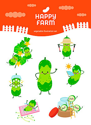 캐릭터 스티커 일러스트 사다리 오이 사람없음 세트 귀여움 여러개 부채 덩굴 유기농 피클 이모티콘 채소캐릭터 오이꽃 오이캐릭터 오이팩 채칼 아기자기 일러캐릭터 AI파일 식물 웰빙 꽃 다수 컨셉 채소 도구 칼 팩 절임 파일형식 벡터