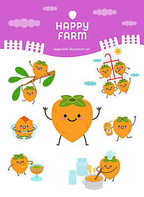 캐릭터 스티커 일러스트 감 사람없음 세트 귀여움 여러개 주스 냄비 감나무 유기농 과일캐릭터 푸딩 곶감 이모티콘 홍시 슈퍼푸드 아기자기 일러캐릭터 AI파일 나무 웰빙 음료 다수 컨셉 과일 디저트 솥 건강식품 건과일 파일형식 벡터