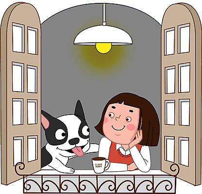 동물 한마리 여자 반려견 여유 일러스트 가족 한명 사람 성인 일상 친구 반려동물 강아지 즐거움 반려 애견카페 성인여자한명만 국내일러스트 AI파일 1 감정 관계 라이프 카페 개 여자한명만 성인여자만 파일형식 벡터