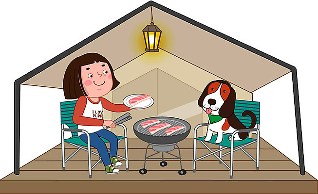 동물 한마리 여자 반려견 일러스트 한명 사람 앉기 성인 일상 반려동물 캠핑 강아지 바비큐 즐거움 반려 성인여자한명만 국내일러스트 AI파일 1 감정 음식 모션 레저 라이프 개 여자한명만 성인여자만 파일형식 벡터