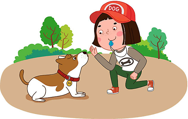 동물 한마리 여자 교육 반려견 일러스트 한명 사람 성인 일상 반려동물 강아지 연습 반려 성인여자한명만 애견훈련소 국내일러스트 AI파일 1 라이프 개 여자한명만 성인여자만 파일형식 벡터 애견훈련