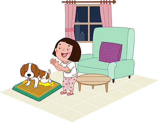 동물 한마리 여자 반려견 일러스트 한명 사람 성인 일상 반려동물 강아지 연습 반려 배변 배변용품 칭찬 성인여자한명만 배변패드 국내일러스트 반려용품 AI파일 1 라이프 개 오브젝트 여자한명만 성인여자만 파일형식 벡터