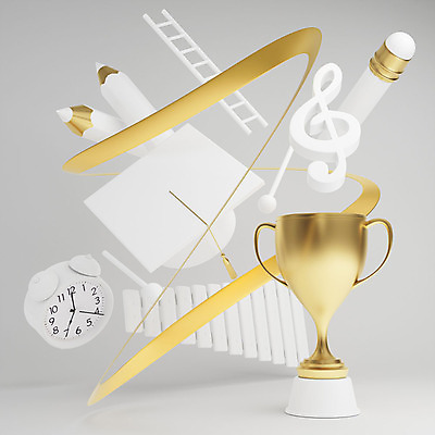 PSD 편집이미지 교육 음악 시계 그래픽백그라운드 음표 학사모 사다리 사람없음 그래픽 연필 3D 공책 금색 흰색 트로피 디지털합성 오브젝트 실로폰 입체도형 편집3D 도형 모자_잡화 기호 컬러 백그라운드 졸업 문화예술 문구용품 학용품 타악기 필기구 도구 상_우승 입체 파일형식