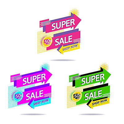 배너 화살표 스티커 일러스트 프레임 사람없음 쇼핑 세트 컬러풀 라벨 세일 모던 50% 미니멀 국내일러스트 AI파일 컬러 퍼센트 파일형식 벡터