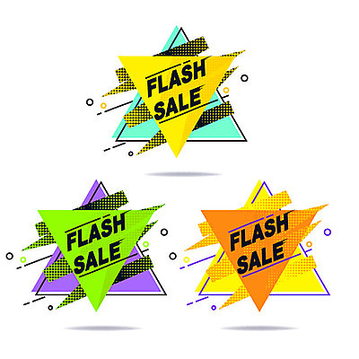 배너 스티커 일러스트 프레임 사람없음 쇼핑 세트 컬러풀 라벨 세일 삼각형 모던 미니멀 국내일러스트 AI파일 도형 컬러 파일형식 벡터
