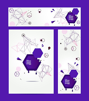 템플릿 배너 배너템플릿 가로배너 포스터 세로배너 점선 프레임 사람없음 그래픽 사각형 보라색 현수막 모던 육각형 기하학 폴리곤 지오메트릭 배너세트 미니멀 AI파일 도형 선 컬러 무늬 가로 세로 세트 파일형식 벡터
