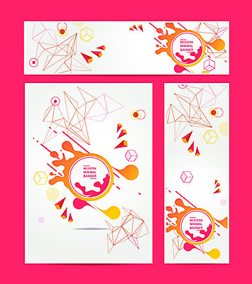 템플릿 배너 배너템플릿 가로배너 포스터 세로배너 점선 분홍색 프레임 사람없음 그래픽 현수막 원형 모던 기하학 폴리곤 지오메트릭 배너세트 미니멀 AI파일 도형 선 컬러 무늬 가로 세로 세트 파일형식 벡터