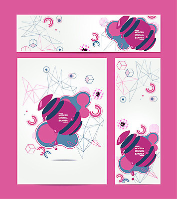 템플릿 배너 배너템플릿 가로배너 포스터 세로배너 점선 분홍색 프레임 사람없음 그래픽 현수막 원형 모던 기하학 폴리곤 지오메트릭 배너세트 미니멀 AI파일 도형 선 컬러 무늬 가로 세로 세트 파일형식 벡터