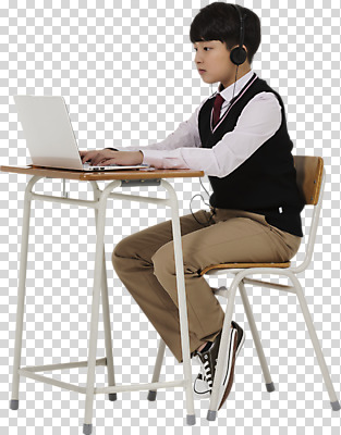 전신 편집이미지 학생 남자 교복 남학생 의자 한명 앉기 옆모습 10대 노트북 헤드셋 한국인 책상 PNG 편집소스 남중생 1 옷 뷰포인트 음향기기 가구 모션 중학생 청소년 사람 동양인 전자제품 헤드폰 파일형식